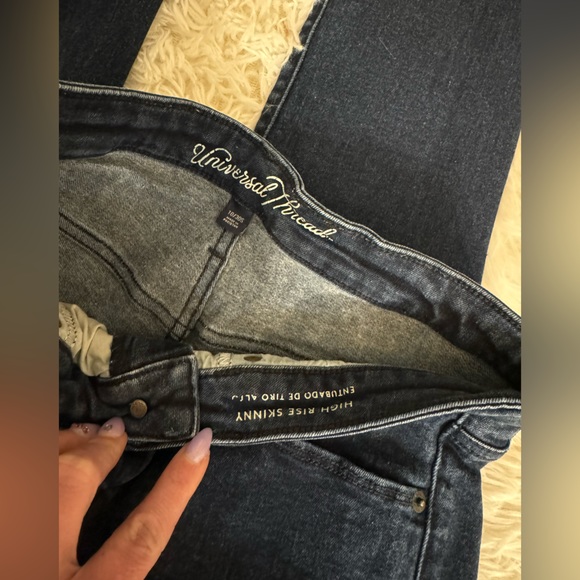 Blue Denim high rise skinny Jeans - Picture 5 of 11